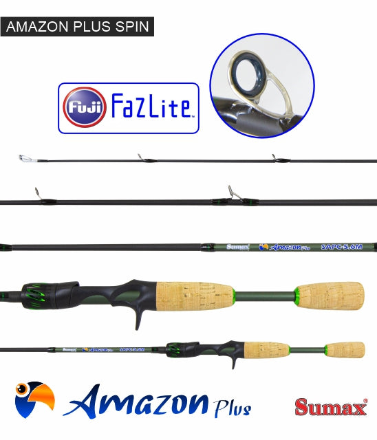 Vara para carretilha Sumax - Amazon Plus 30lbs 6'0" (1,80m) 30 Lbs SAPC-60XH