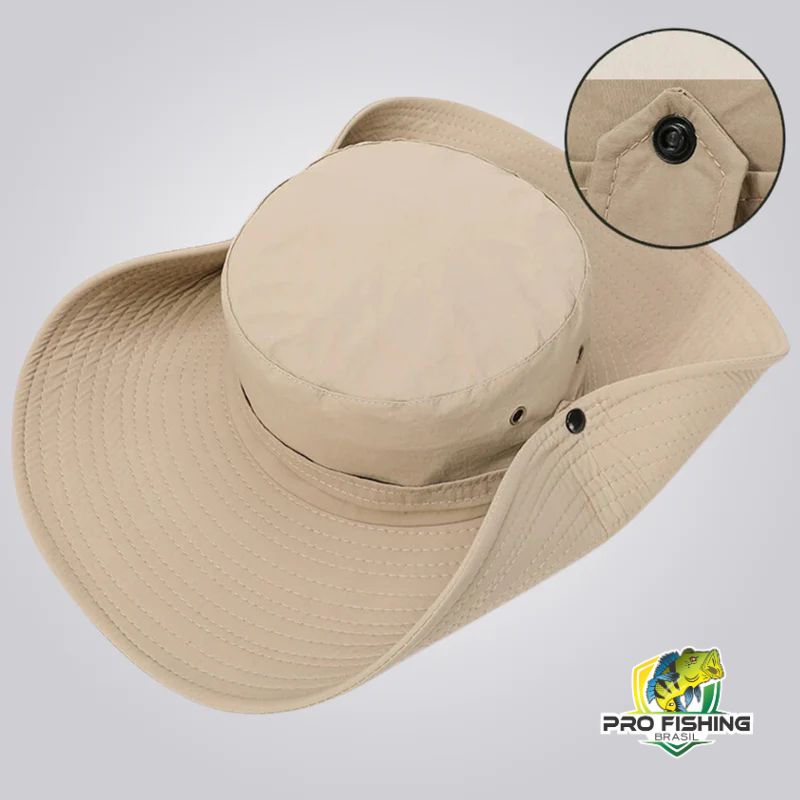 NOVO CHAPÉU ADVENTURE COM PROTEÇÃO SOLAR UV50+