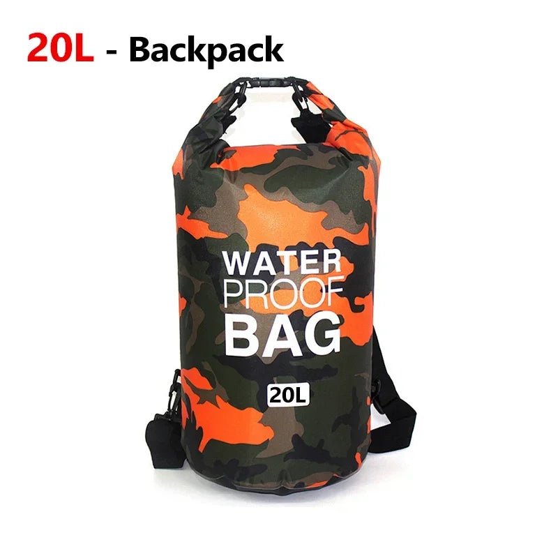 Mochila Impermeável Dry Bag Á Prova D'Água EcoBag 20L