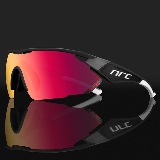 Cópia de Óculos de Ciclismo Italiano NRC TR90 com 3 lentes – Proteção UV400+