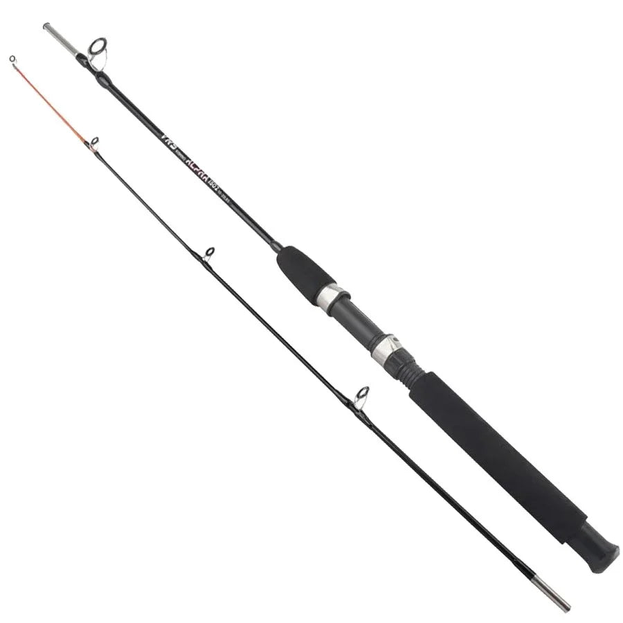 Vara De Pesca Alpha Para Molinete 1,80 metros 30-40 Libras Duas Partes Fibra De Vidro