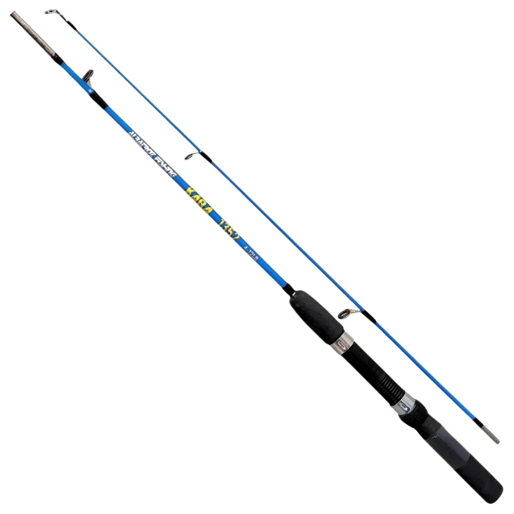 Vara De Pesca Albatroz Kará para molinete 1.35M fibra de vidro maciça 8-16 Libras