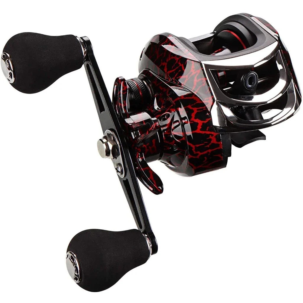 Kit De Pesca Carretilha + Vara + Linha Proberos Drag 10kg Recolhimento 7.1:1