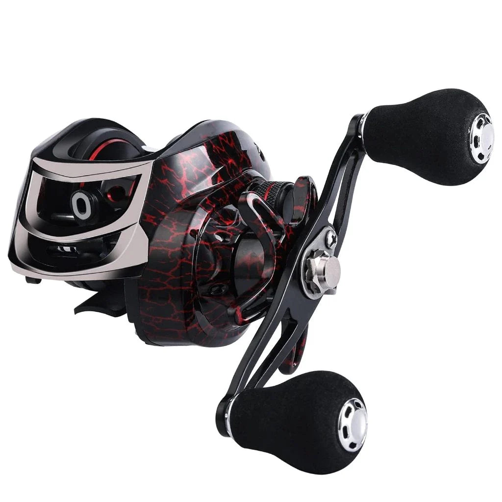 Kit De Pesca Carretilha + Vara + Linha Proberos Drag 10kg Recolhimento 7.1:1