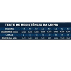 Linha De Pesca Monofilamento 500m Transparente Carretel Náilon Com 500 Metros