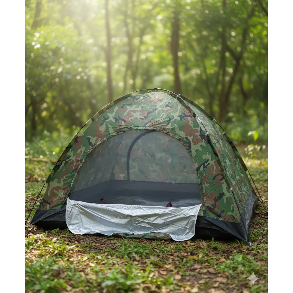 Barraca Camping Camuflada 3 - 4 - 6 Pessoas