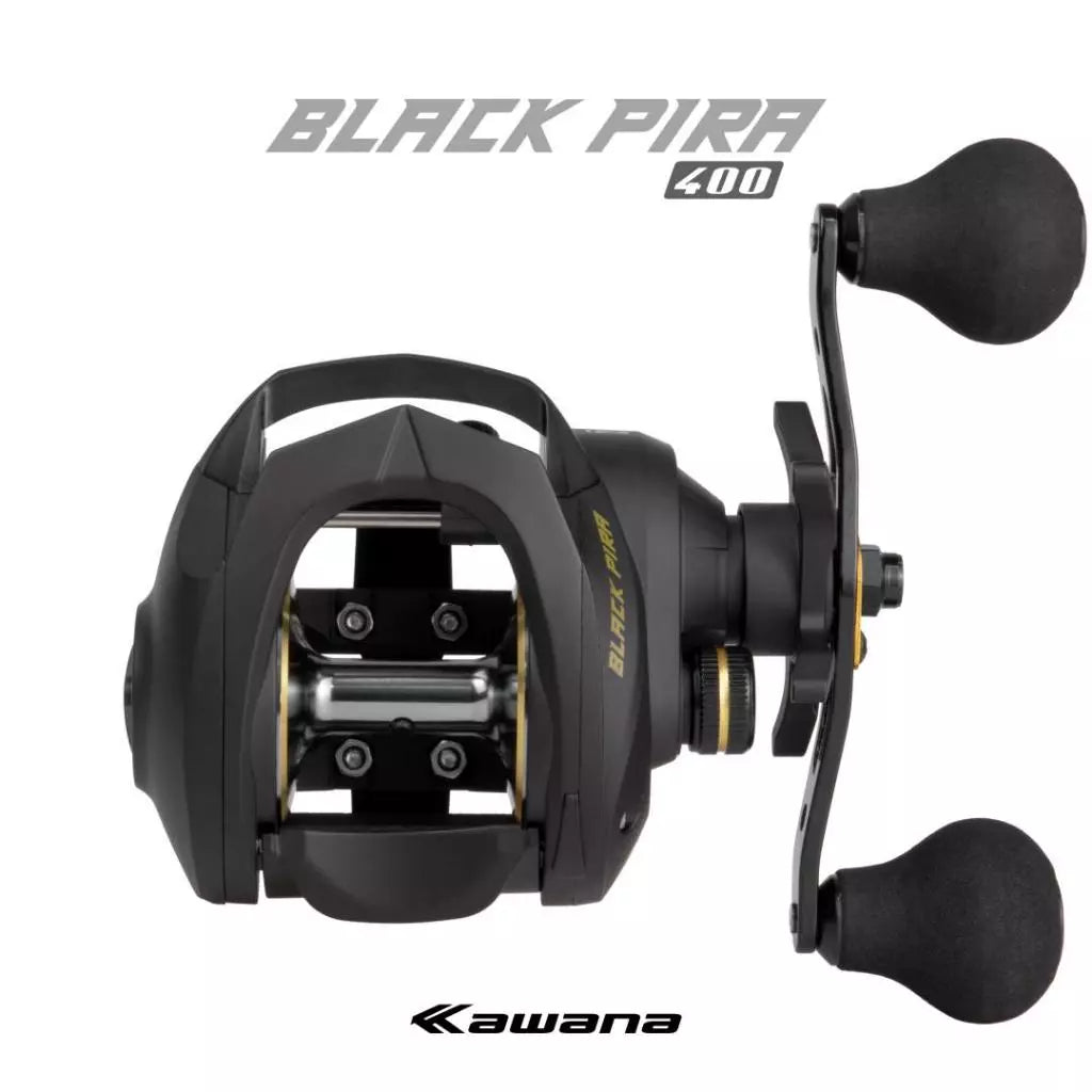 Carretilha Kawana Black Pira 400 10+1 Rolamento 7.1:1 Recolhimento Drag 18kg