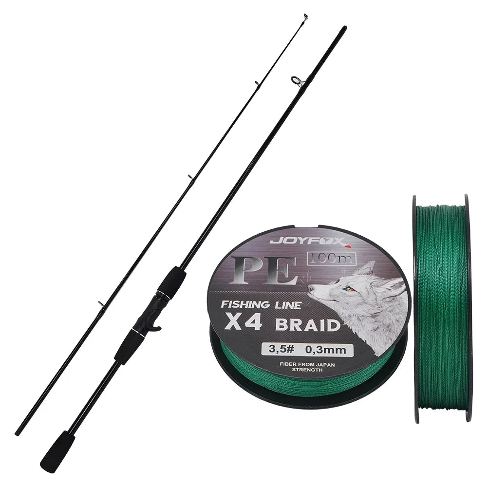Kit De Pesca Carretilha + Vara + Linha Proberos Drag 10kg Recolhimento 7.1:1
