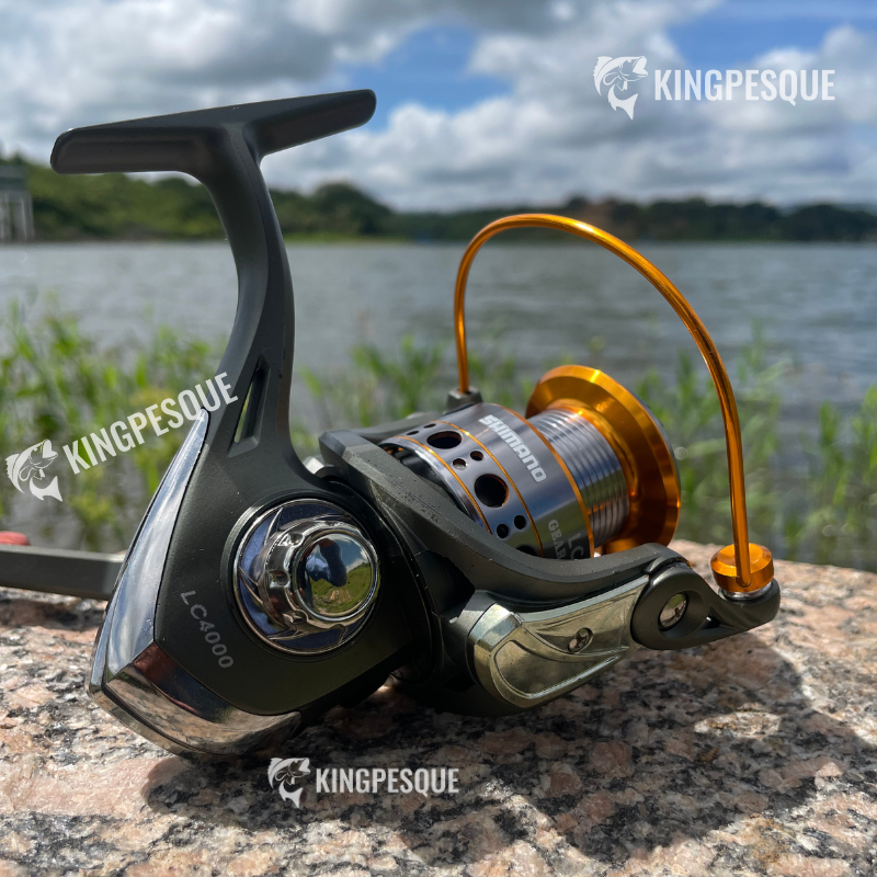 Molinete Shimano Com Drag de Até 10 kg 12 Rolamentos Força de Travagem Forte