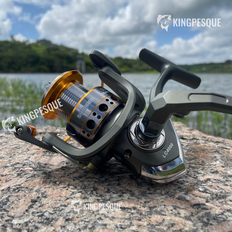Molinete Shimano Com Drag de Até 10 kg 12 Rolamentos Força de Travagem Forte