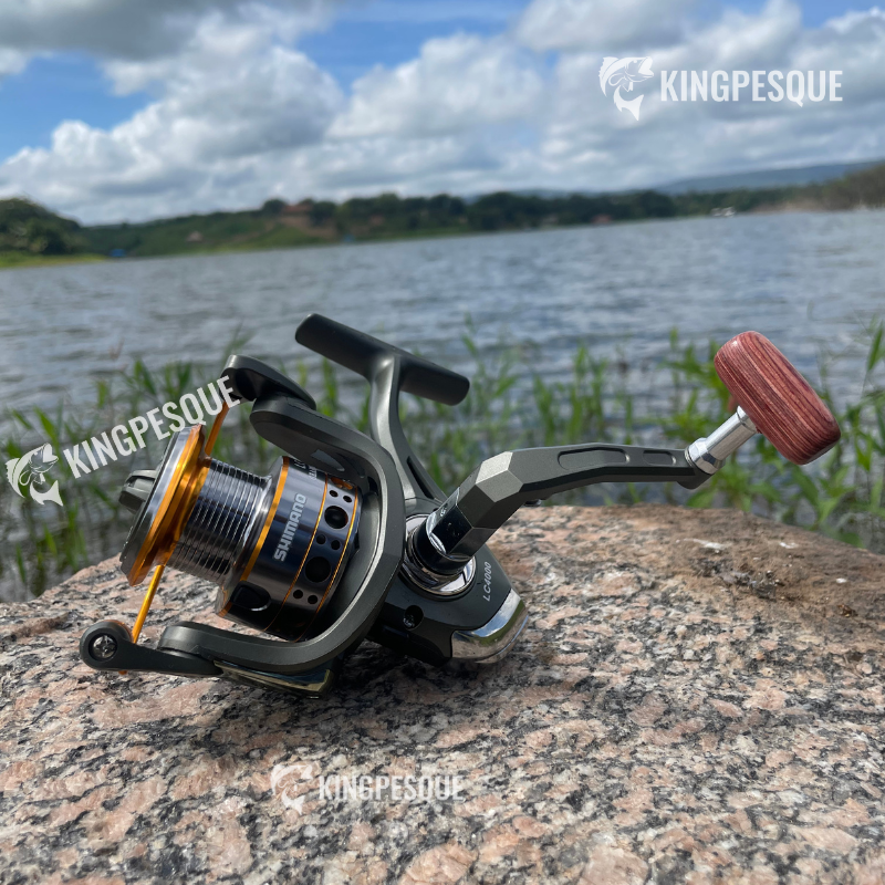 Molinete Shimano Com Drag de Até 10 kg 12 Rolamentos Força de Travagem Forte