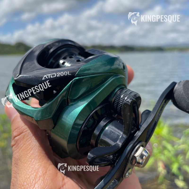 Carretilha Shimano ATD200 Com Drag 10kg Sistema De Travagem Magnético Cross-Fire