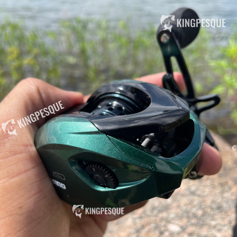 Carretilha Shimano ATD200 Com Drag 10kg Sistema De Travagem Magnético Cross-Fire