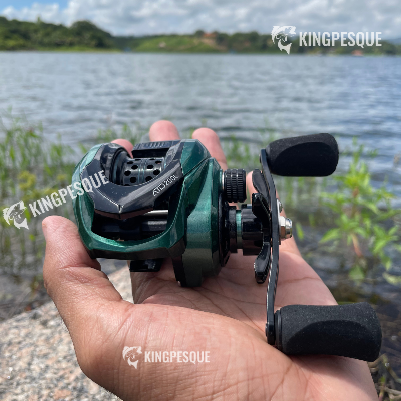 Carretilha Shimano ATD200 Com Drag 10kg Sistema De Travagem Magnético Cross-Fire