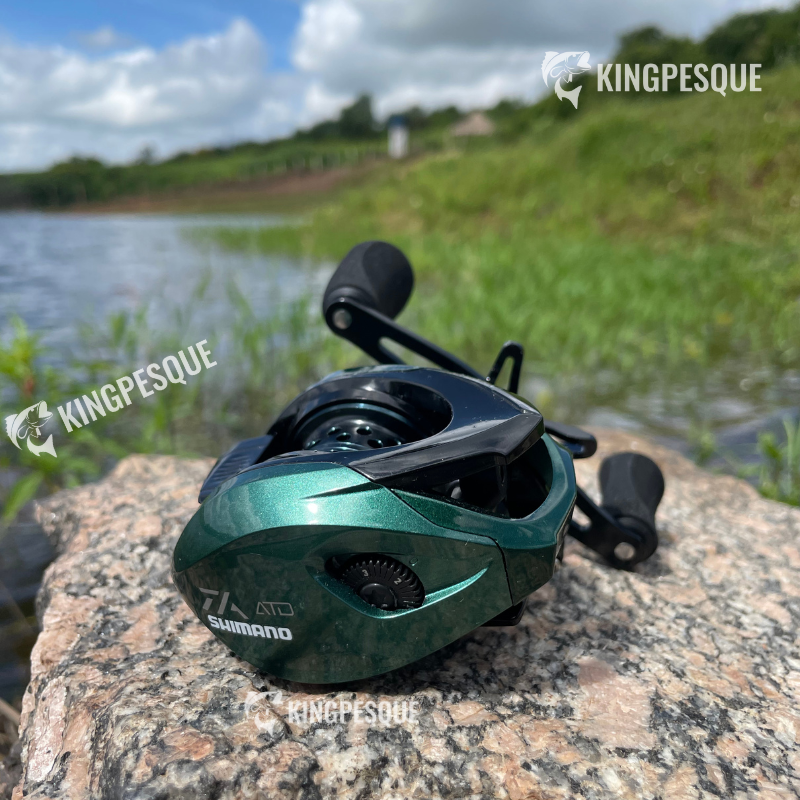 Carretilha Shimano ATD200 Com Drag 10kg Sistema De Travagem Magnético Cross-Fire