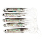 Isca Macia de Pesca com Lantejoulas Arco-Íris - 5 Peças