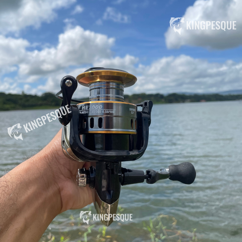 Molinete Shimano Drag de Até 15kg Com 19 Rolamentos Sistema de Rotação Super Suave + Com Óculos De Sol Polarizado Grátis