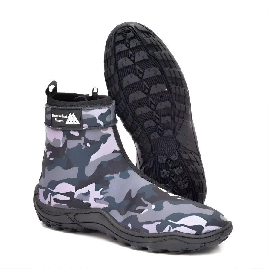 Bota Cano Curto Impermeável - Ideal para Pesca, Trilha e Camping