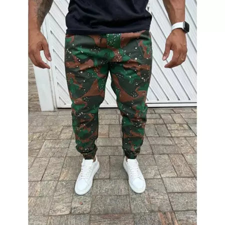 Calça Jogger Camuflada Masculina