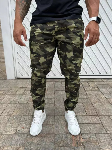 Calça Jogger Camuflada Masculina
