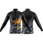 Camisa Pesca Térmica Respirável Masculina Manga Longa Proteção UV