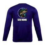 Camiseta De Pesca Masculina Tucunaré Com Seu Nome Personalizado