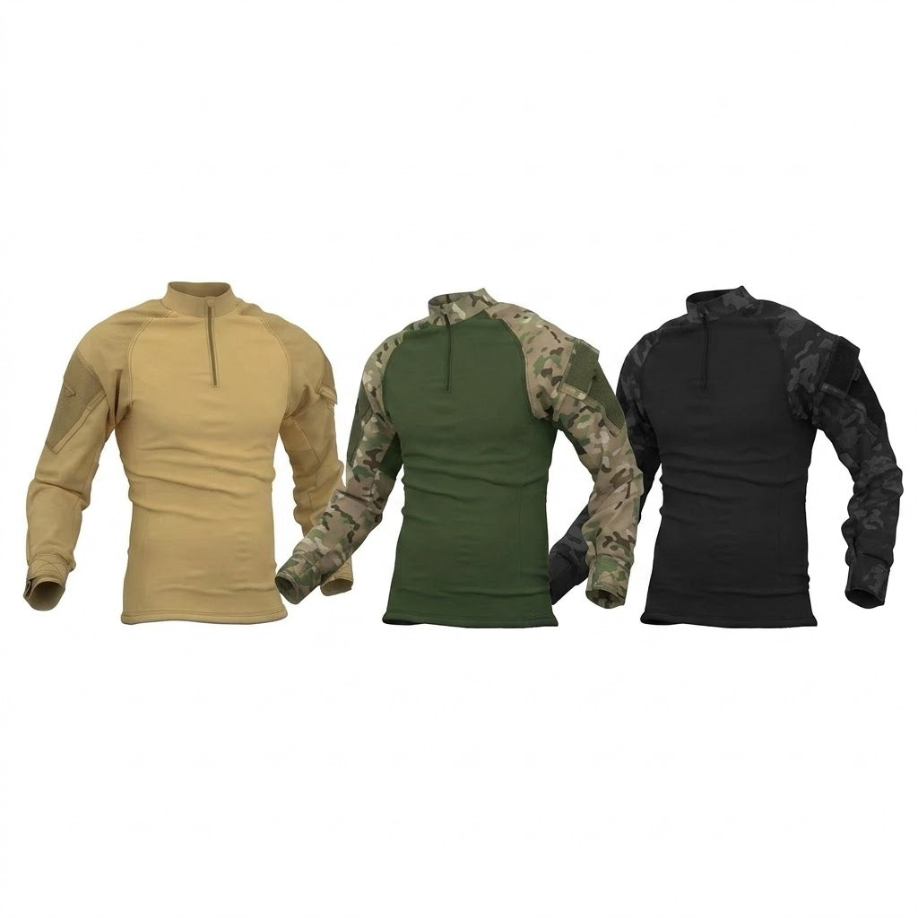 Camisa Tática Militar Combat Shirt Vanguard Ripstop Dry Fit Manga Longa