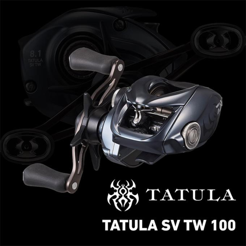 NOVA DAIWA TATULA TW 100 2024 - Rolamentos 7+1BB - Drag 5KG - Recolhimento 8.1:1 (Cópia)