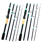 Vara de Pesca Ultralight Kingpesque Com Isca Giratória 1.8m - 2.1m
