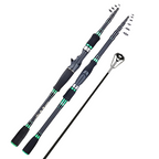 Vara de Pesca Ultralight Com Isca Giratória 1.8m - 2.1m + Saco Protetor Para a Vara Grátis