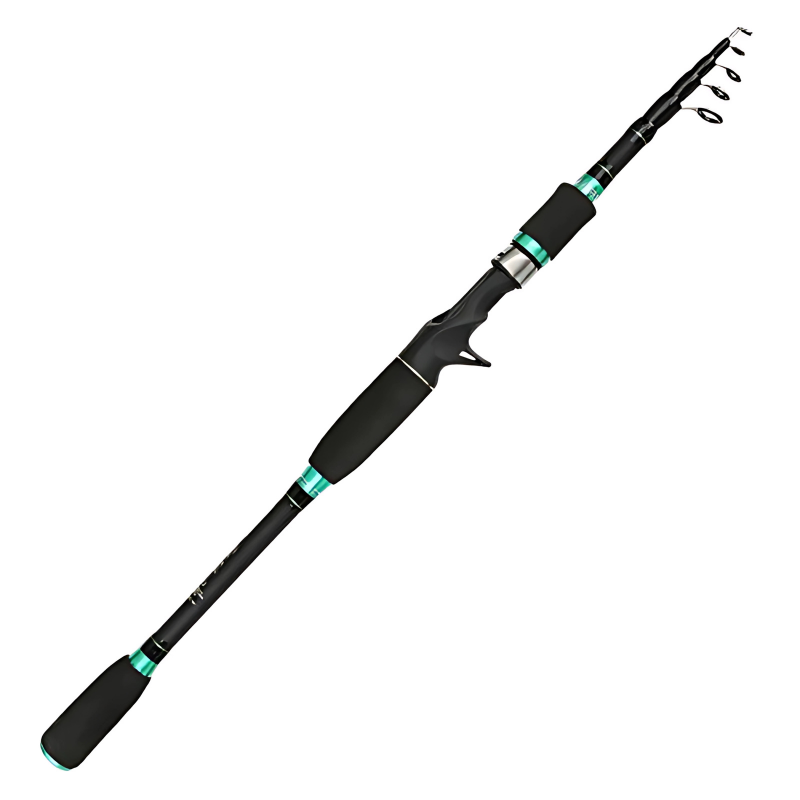Vara de Pesca Ultralight Com Isca Giratória 1.8m - 2.1m + Saco Protetor Para a Vara Grátis