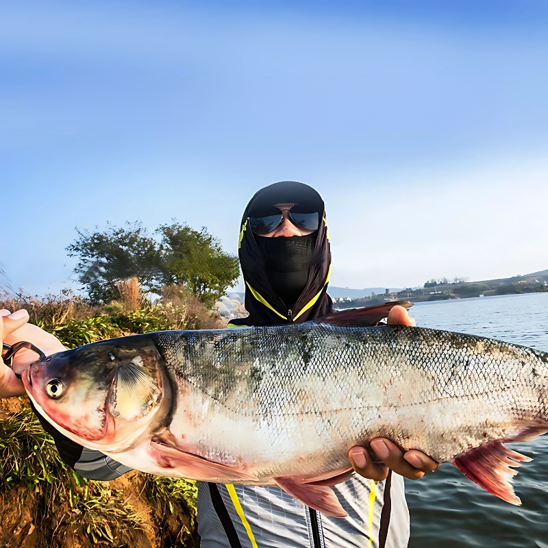 Vara de Pesca Telescópica em Fibra de Carbono 2.1m - 4.5m Suporta até 20kg