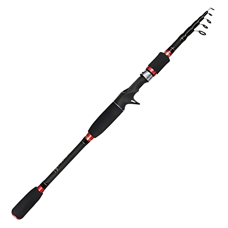 Vara de Pesca Ultralight Com Isca Giratória 1.8m - 2.1m + Saco Protetor Para a Vara Grátis