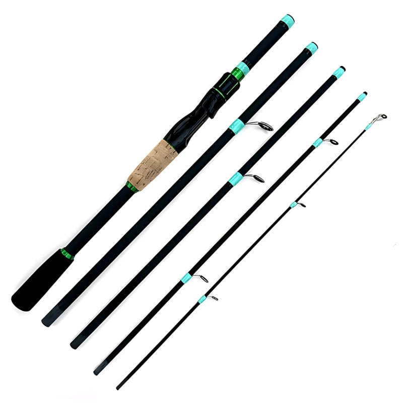 Vara de Pesca Ultralight Kingpesque Com Isca Giratória 1.8m - 2.1m