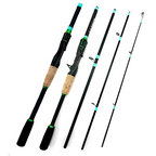 Vara de Pesca Ultralight Kingpesque Com Isca Giratória 1.8m - 2.1m