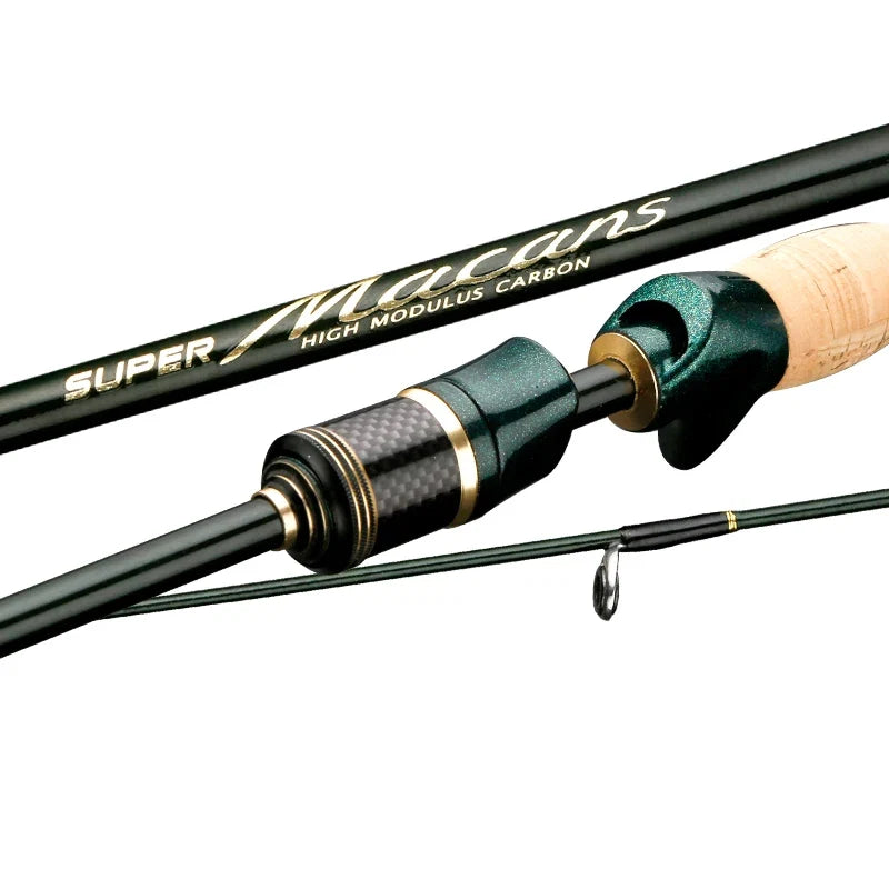 Vara de Pesca Profissional Kingpesque Em 4 Partes Fibra De Carbono Alta Qualidade 1.8m A 2.4m + Óculos Polarizado Kingpesque Grátis
