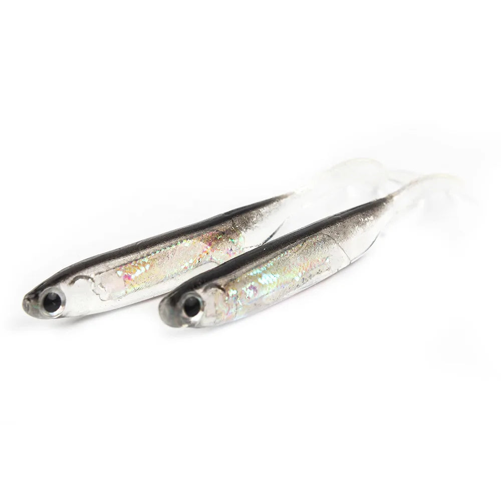 Isca Macia de Pesca com Lantejoulas Arco-Íris - 5 Peças