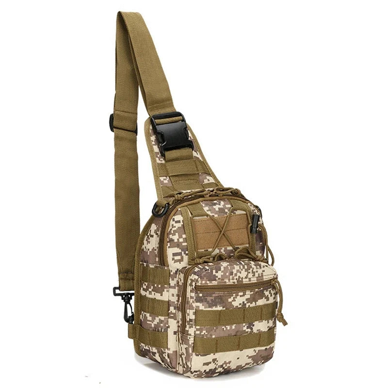 Bolsa de Ombro Tática 800D à Prova d'Água para Aventura