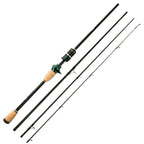Vara de Pesca Profissional Kingpesque Em 4 Partes Fibra De Carbono Alta Qualidade 1.8m A 2.4m + Óculos Polarizado Kingpesque Grátis
