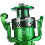 Molinete Kingpesque Lanterna Verde MX Drag De Até 15kg Recolhimento 5.2:1 + Óculos Polarizado Kingpesque E Ebook Proficinal De Brinde