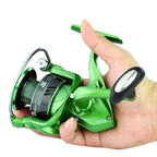 Molinete Kingpesque Lanterna Verde MX Drag De Até 15kg Recolhimento 5.2:1 + Óculos Polarizado Kingpesque E Ebook Proficinal De Brinde