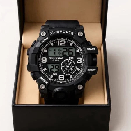 Relógio Masculino Digital Esportivo Cronômetro Militar