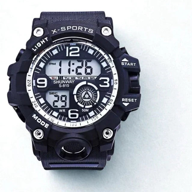 Relógio Masculino Digital Esportivo Cronômetro Militar