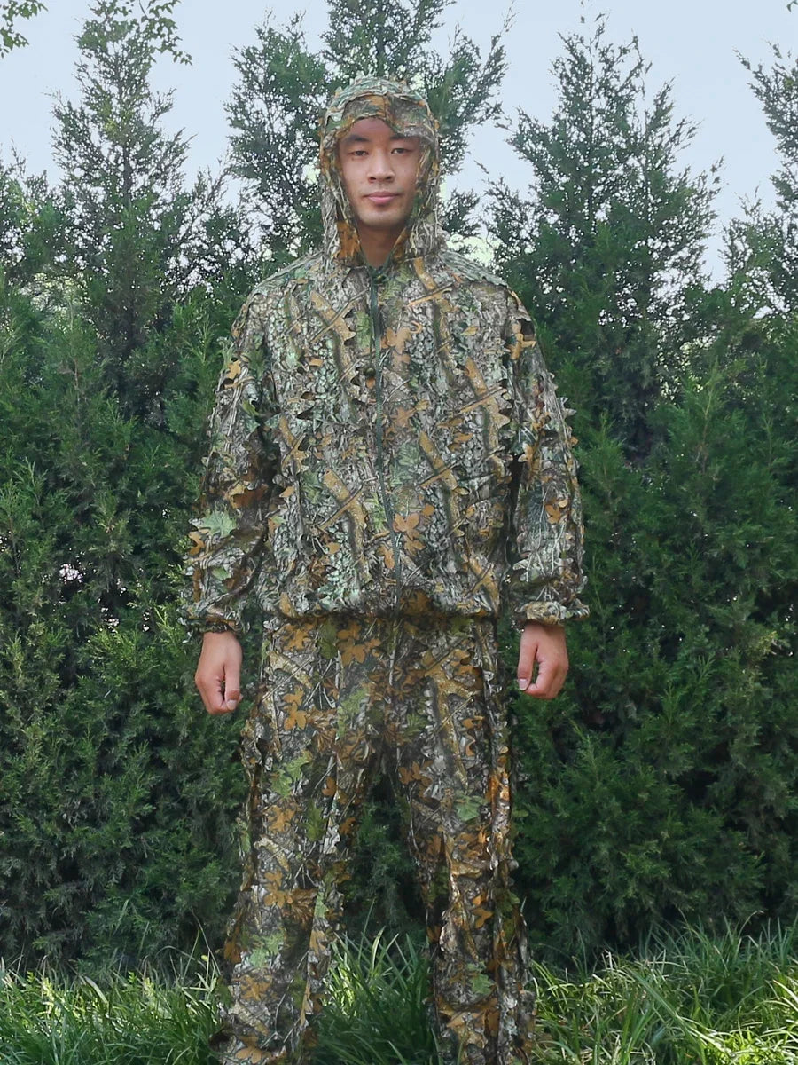 Roupa de Camuflagem Ghillie Unissex para Caça e Aventura