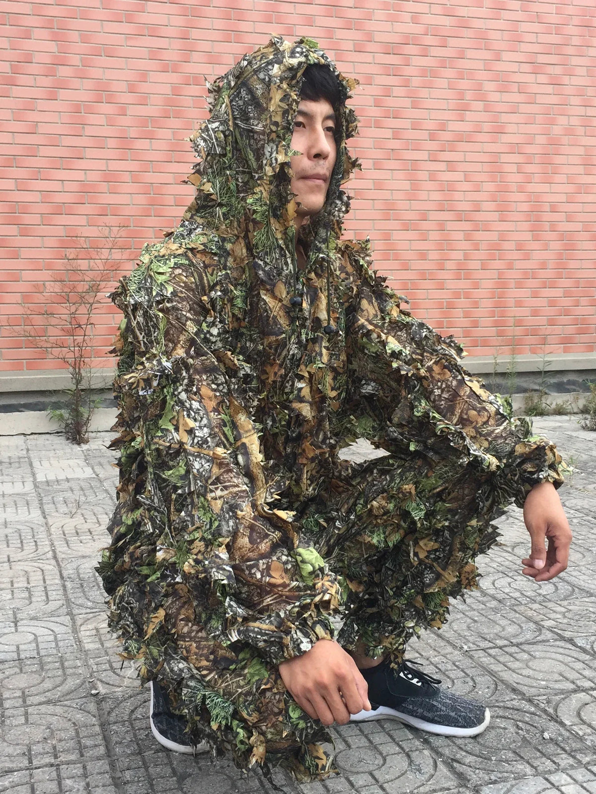 Roupa de Camuflagem Ghillie Unissex para Caça e Aventura