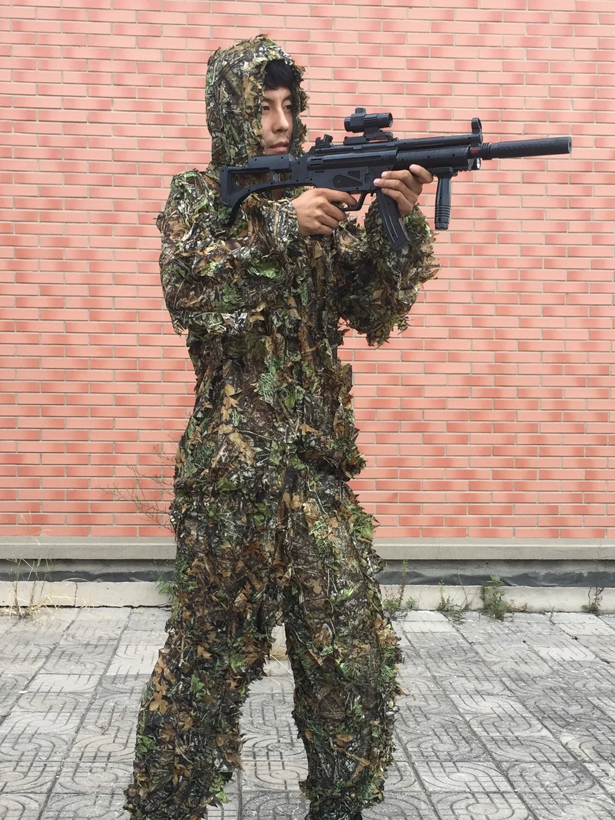 Roupa de Camuflagem Ghillie Unissex para Caça e Aventura