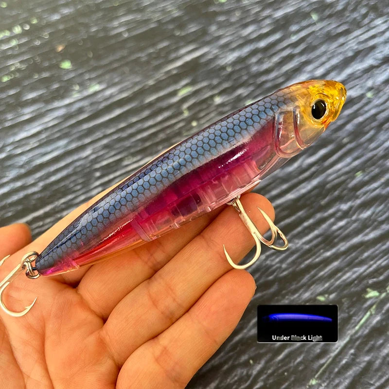 Isca Artificial Topwater Lápis Laser 17g Flutuante