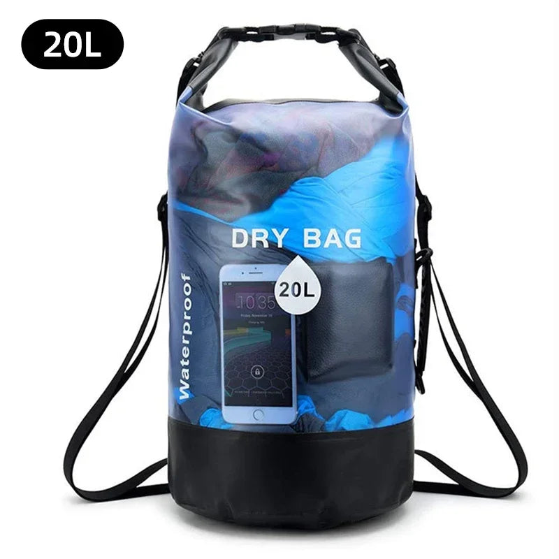 Mochila Impermeável Dry Bag Á Prova D'Água EcoBag 20L