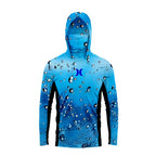 Camisa Masculina Com Capuz UPF 50+ Manga Longa para Pesca