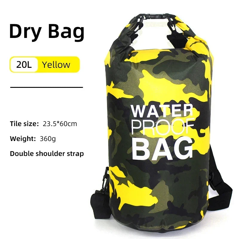 Mochila Impermeável Dry Bag Á Prova D'Água EcoBag 20L